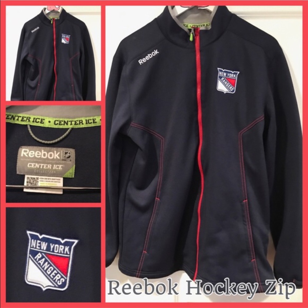 COPY - $99 Reebok NY Rangers Performance Zip Size M